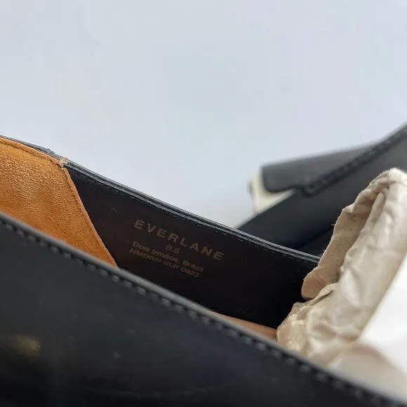 Everlane The Modern Loafer in Leather Black Women's Size 9.5