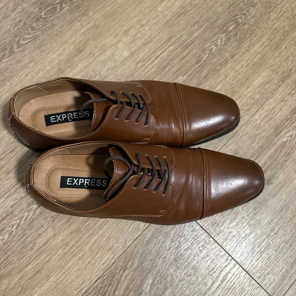 Express Brown Dress Shoes Mens Size 11