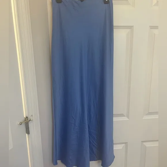 Express Satin High Waisted Maxi Skirt