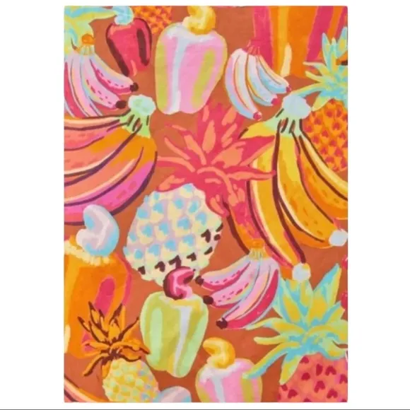 Farm Rio Fruit Salad Puff Sleeve Maxi Dress (L)