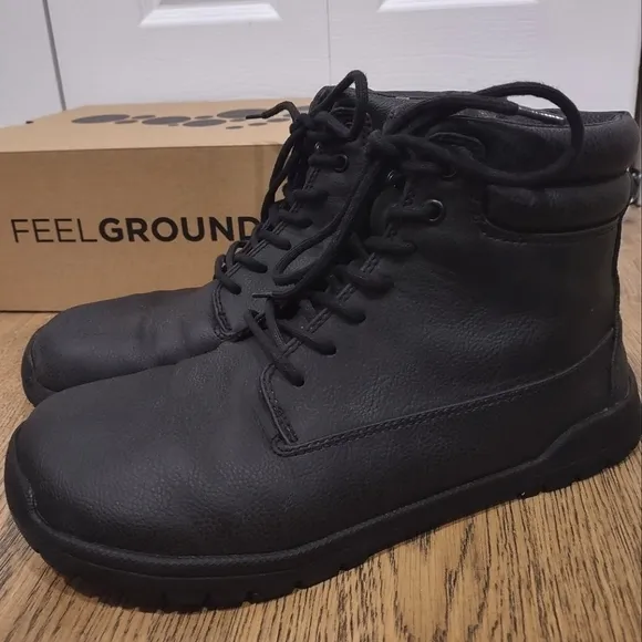 Feelgrounds Discontinued Patrol Lite All Black EU 41 Size 10 Barefoot Shoes