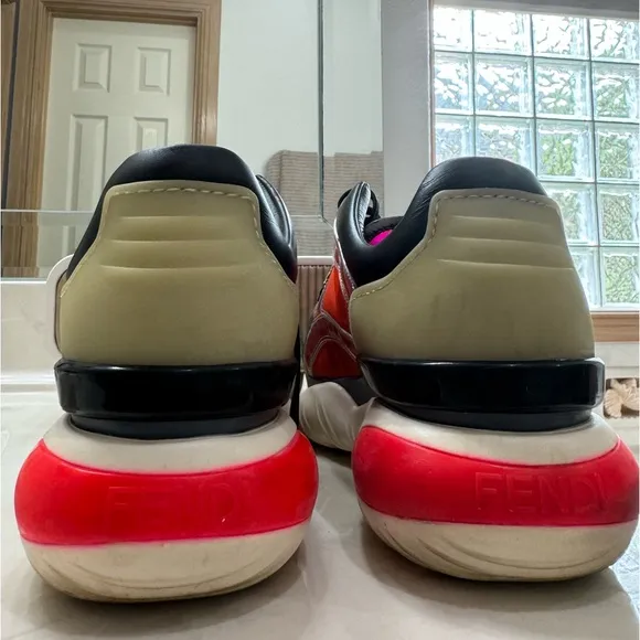 Fendi chunky sneakers, multicolor, good condition size 8 USA/7 UK