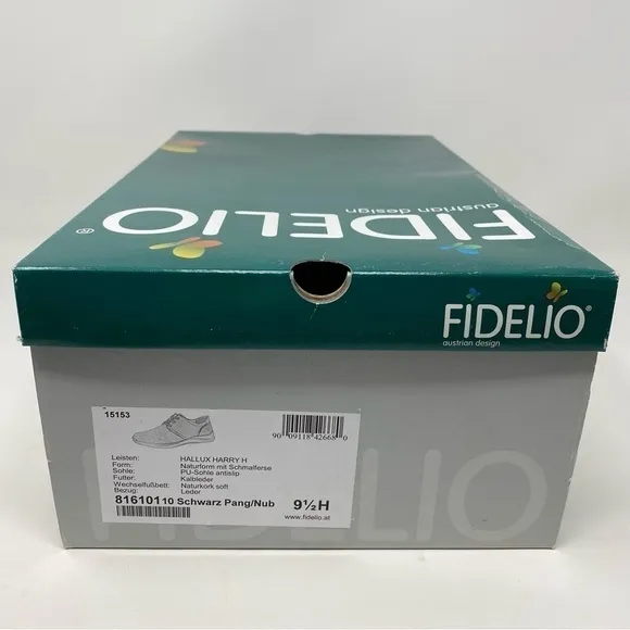 FIDELIO 816101 HARRY Black Pangea comfort shoes