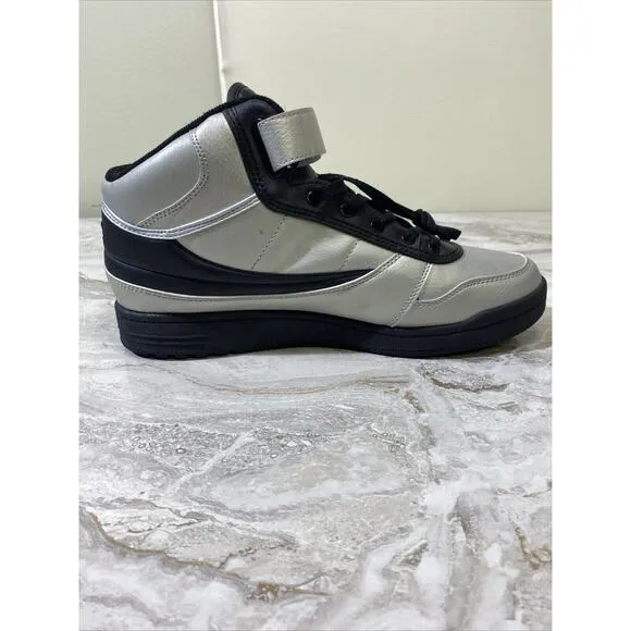Fila A-High 1CM00492-052 Mens Grey And Black Synthetic Lifestyle Sneakers