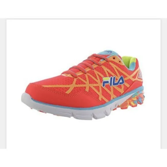 FILA Dimension Track 2 Energized Running Shoes Sneakers Coral Multi Sz.8.5