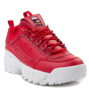 Fila Disruptor II Sneakers Red Y2K