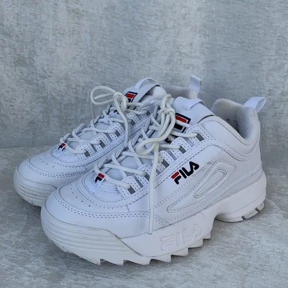 Fila Disruptor ll Premium White Sneakers