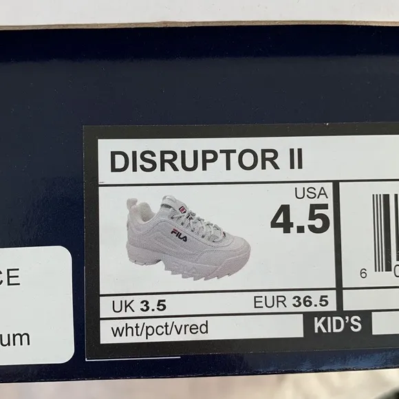 Fila Disruptor ll Premium White Sneakers