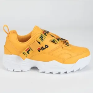 Fila Fast Charge Yellow Sneakers Chunky Disrupter Sole Size 7.5