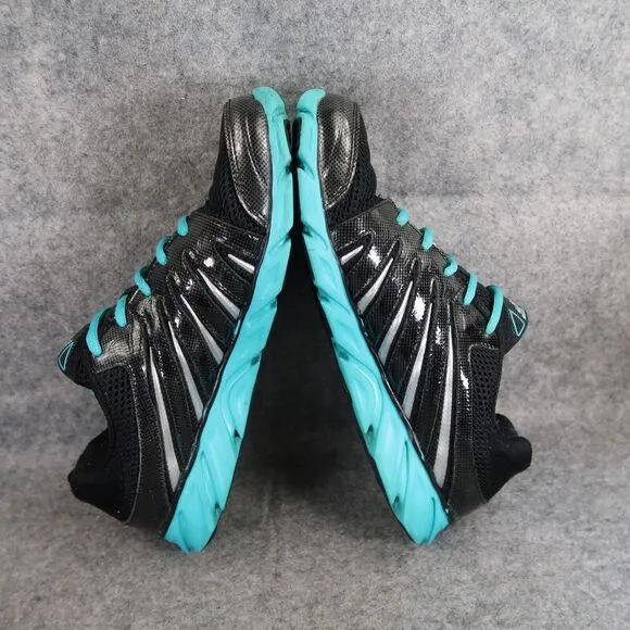 Fila Shoes Womens 10 Athletic Trainers Running Foam Cool Max Black Blue Comfort