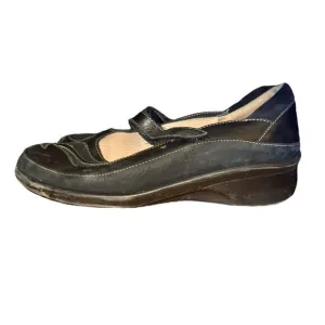 Finn Comfort Glendale Mary Janes Women's Size 7.5 Black Leather Comfort Shoes