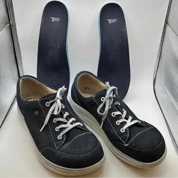 FINN COMFORT IKEBUKURO MAVISI DIVA ladies sneakers 6.5 Black Shoes comfort