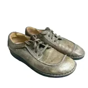 Finn Comfort Leather Oxford Comfort Shoes Mens 45 Brown Leather Casual Minimal