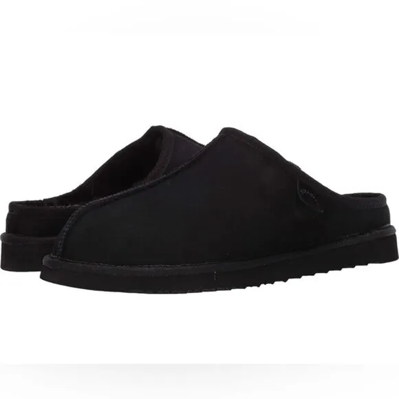Fireside by Dearfoams Men's Grafton Shearling Indoor/Outdoor Clog Slipper size 8