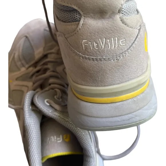FitVille Grey Extra Wide width High-top Basketball Sneakers W Ankle Support‎