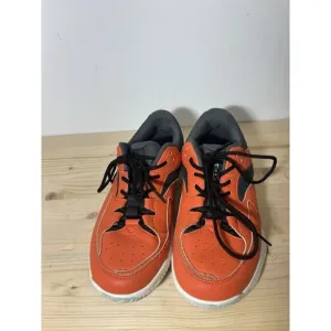Fitville Marca Orange Lace Up Low Top Tennis ‎ Shoes Size Men's 6.5 Women's 8 Z5