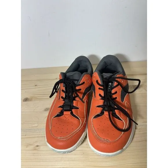 Fitville Marca Orange Lace Up Low Top Tennis ‎ Shoes Size Men's 6.5 Women's 8 Z5