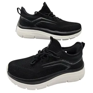 FitVille Men Walking Shoes Max Cushioning Lightweight Casual Sneakers Size 8 M