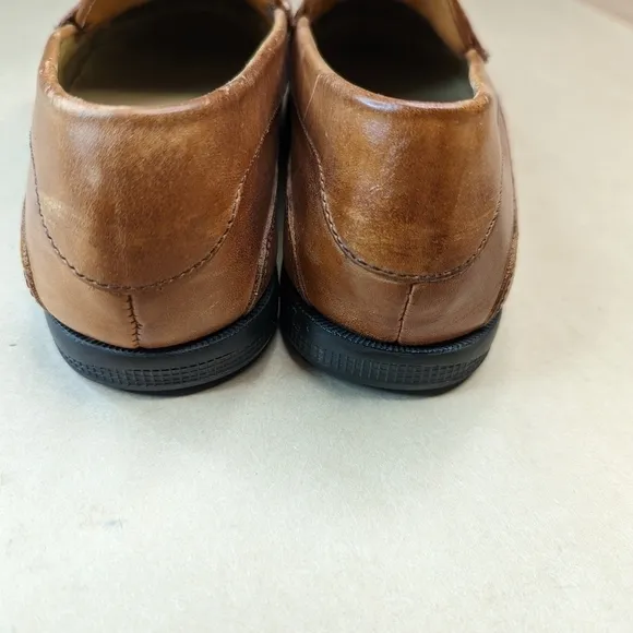 Florsheim &quot;Amazonas&quot; Comfort Plus Tasseled Men’s Woven walnut brown Loafers Shoe