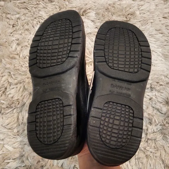 Florsheim black work fiesta shoes M9 W11