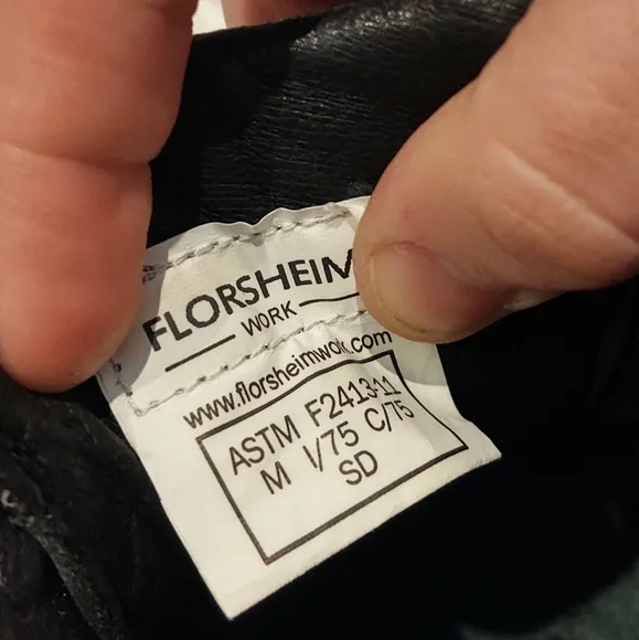Florsheim black work fiesta shoes M9 W11