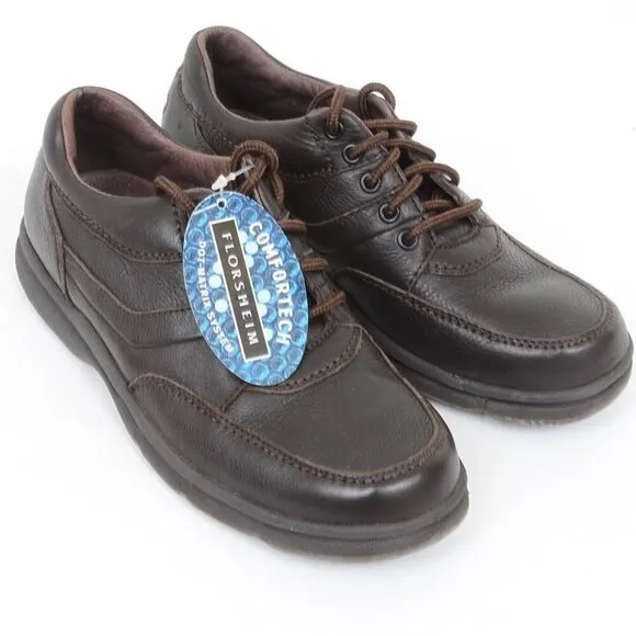 Florsheim Comfortech Men's Brown Leather Comfort Shoes 9 NWT