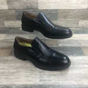 Florsheim Midtown Moc Men's Black Sz 7 D Slip On Comfort Leather Shoes 12137-001