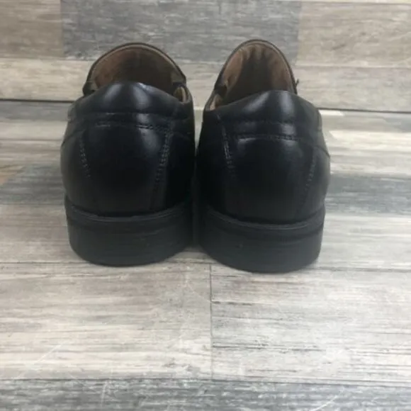 Florsheim Midtown Moc Men's Black Sz 7 D Slip On Comfort Leather Shoes 12137-001