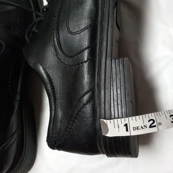 Florsheim Shoes Mens 11 Casual Oxfords Black Leather Derby Comfort