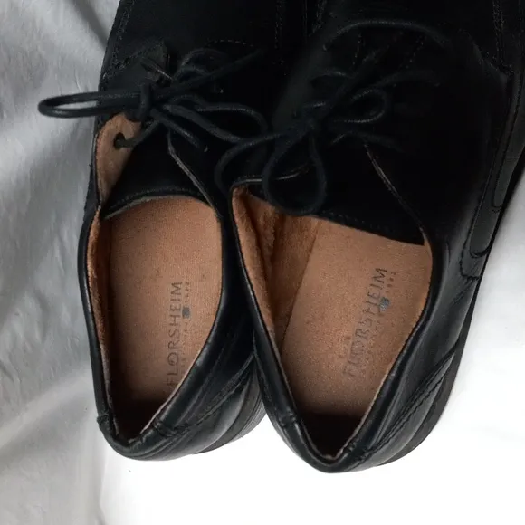 Florsheim Shoes Mens 11 Casual Oxfords Black Leather Derby Comfort