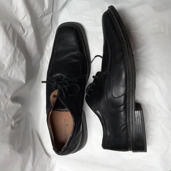 Florsheim Shoes Mens 11 Casual Oxfords Black Leather Derby Comfort