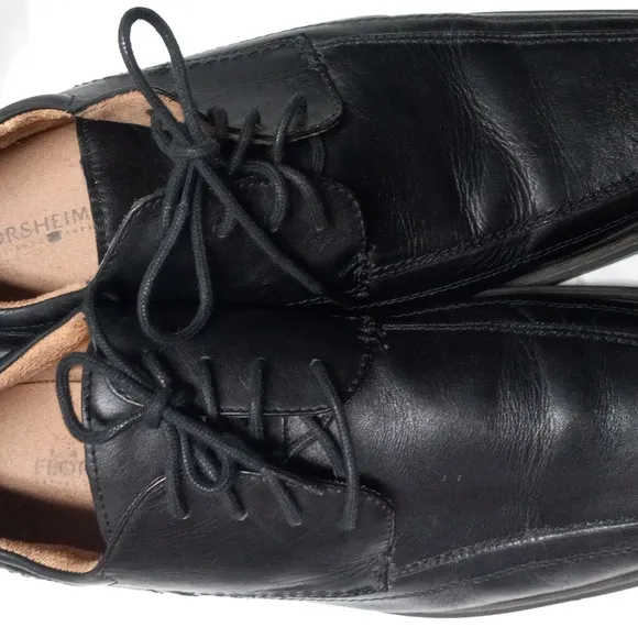 Florsheim Shoes Mens 11 Casual Oxfords Black Leather Derby Comfort