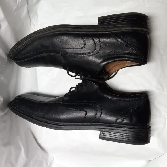 Florsheim Shoes Mens 11 Casual Oxfords Black Leather Derby Comfort