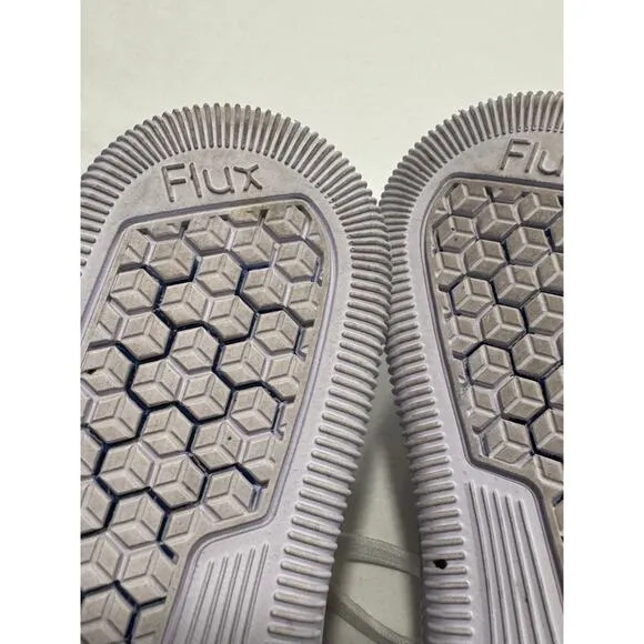 Flux Footwear Adapt Trainers Barefoot Shoes Men's 5 Women's 6 White Knit