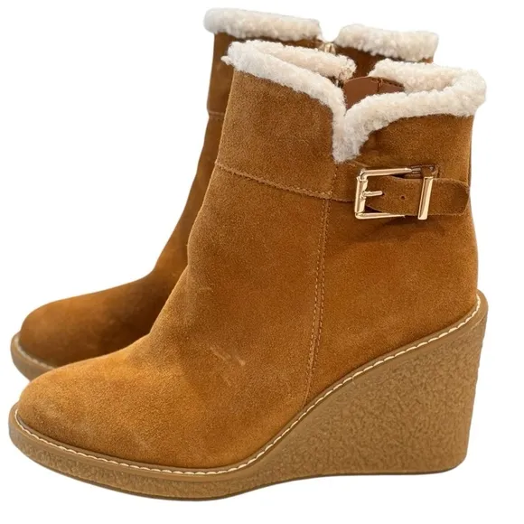 FRANCO SARTO Ulayna Water-Resistant Wedge Bootie | US 8