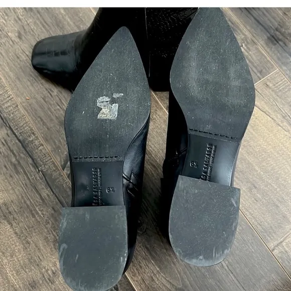 Freda Salvador Pointed Toe Heel Boots  Size 6,5