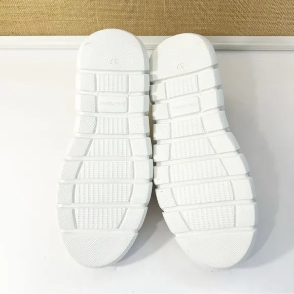 Free People Catch Me if You Can Sneaker in Blush Combo Lugged Sole Size 37