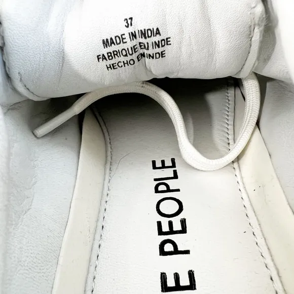 Free People Catch Me if You Can Sneaker in Blush Combo Lugged Sole Size 37