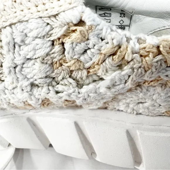 Free People Catch Me if You Can Sneaker in Blush Combo Lugged Sole Size 37