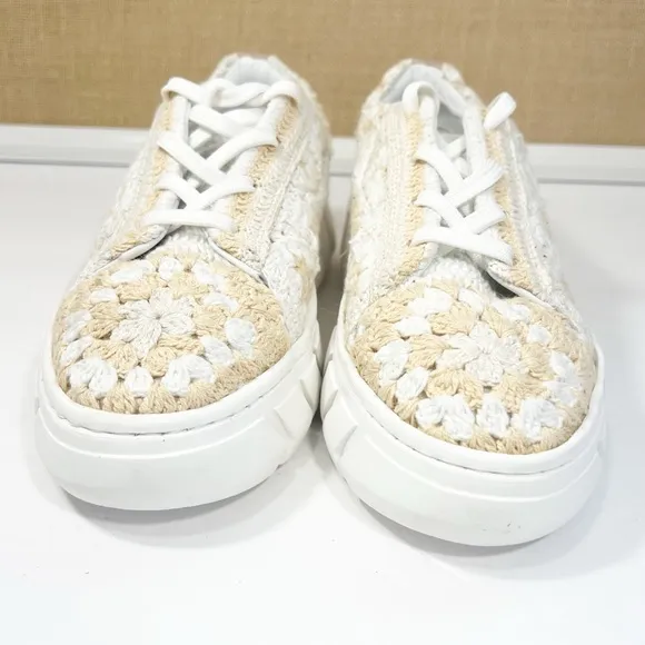 Free People Catch Me if You Can Sneaker in Blush Combo Lugged Sole Size 37