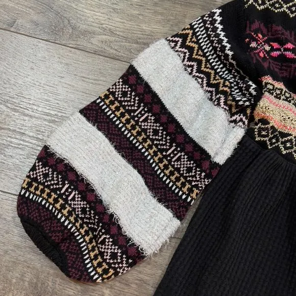 Free People Cozy Cottage Cabin Sweater 1/4 Zip - Women's Size Small