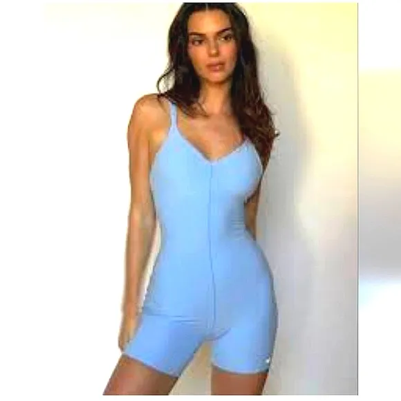 Free People | HAH &quot;Raise The Barre' Onesie Bodysuit Periwinkle SM NWT Sealed Pkg