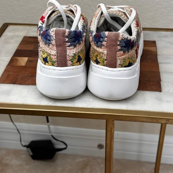 Free People NWB size‎ EU 38 Catch me if you can crochet platform sneakers