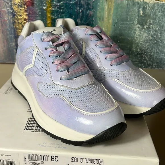 Free People Voile Blanche Annika Trainers in Ice