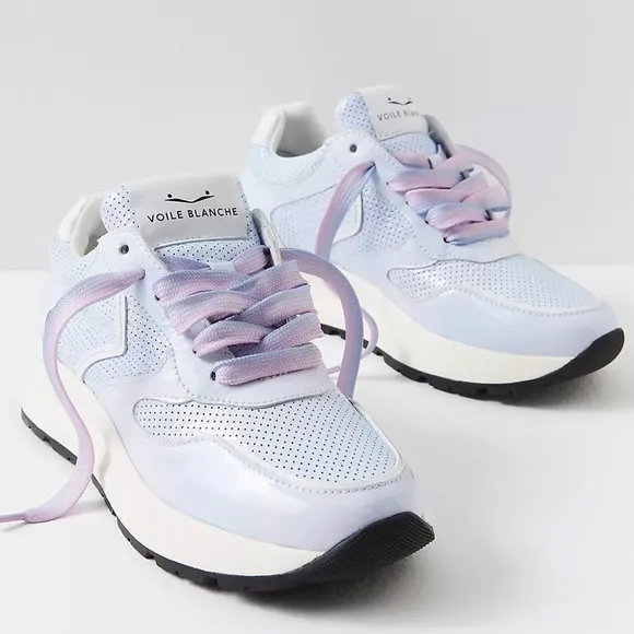 Free People Voile Blanche Annika Trainers in Ice