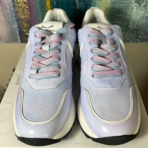 Free People Voile Blanche Annika Trainers in Ice