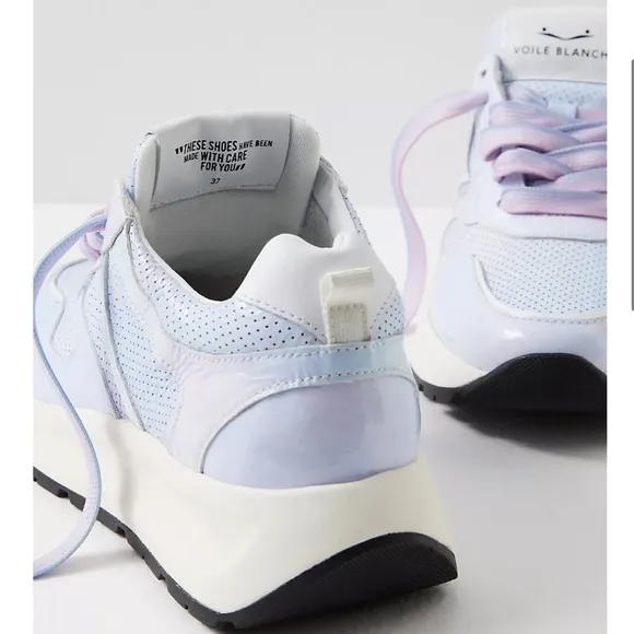 Free People Voile Blanche Annika Trainers in Ice