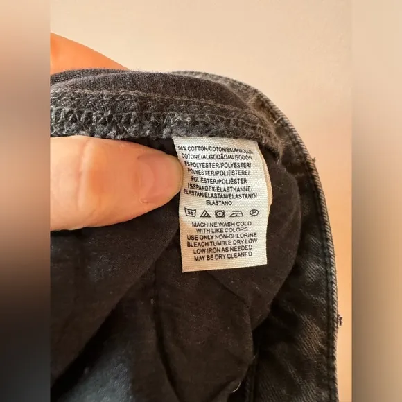 Free People Women’s Dark‎ Gray Denim Skinny Jeans Size 25
