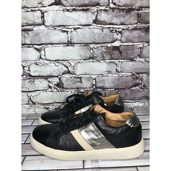 Frye And Co Hallie Black Leather Lace Casual Comfort Shoes Women’s Sz 8M US/39EU