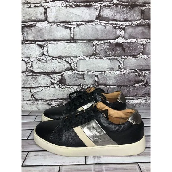 Frye And Co Hallie Black Leather Lace Casual Comfort Shoes Women’s Sz 8M US/39EU